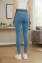 Eva Women's Blue Slim Fit High Waist Denim Lycra Jeans Super Skinny Stretchy - 2