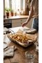 Luxury Thermoplastic Coated Metal Presentation Basket Cafe Burger French Fries Serving Tray Plate - 2