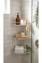 Luxury Thermoplastic Coated 3-Tier Bathroom Corner Shelf Shower Cabin Shampoo Holder Sponge Holder Corner Shelf Organizer - 3