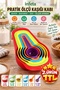 5-Piece Measuring Spoon Set Nesting Measuring Cup for Sugar, Spices, Liquid and Dry Food