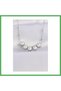 316L Steel Chain Silver Color Row Pearl and Stone Necklace Bezoss
