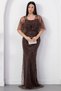 Strapless Neckline String Straps Beaded Dress Ecr5810 - 6