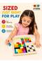 3-in-1 Wooden Puzzle Game - Tangram, Chess, Tic-Tac-Toe - 5