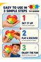 6-in-1 Educational Puzzle Toy Set for Kids: Colorful 3D Geometric Brain Teaser Shapes to - 5