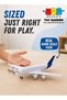 Diecast Metal Airplane Model Toy for Kids, Pull-Back Aircraft Model Plane with Light - 4