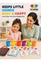 Color Sorting Cups Set, 6 Colour Matching and Stacking Cups Game for Kids, Montessori - 2