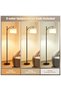 NNEWVANTE Floor Lamp with Remote Control and Stepless Dimmable Bulb, Colors Temperature - 3