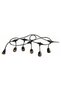 MODI Vintage Warm White LED String Light Set – 10M Cable with 20 Bulb Holders + 20 Edison-Style LED - 4