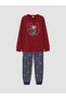 Esvab • Modern & Distinctive Cute Teddy Bear Printed Boys' Pajama Set - 2