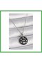 316L Steel Silver Color Black Color Luck Necklace Bezoss