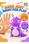 Dinosaur Squishy Toy Cute Dino Fidget Toys Mystery Color Textured Stretch & Pull Gel - 4