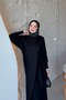 Aryel Belted Dress Black - 2