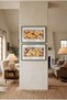 2 Pieces of Black Wooden Framed Horizontal Wooden Painting with Pvc Panels - Yellow Daisy Garden Themed - Home, Business and Office Decoration Painting - 4