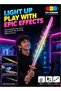 Light-Up Toy Sword with Mist Effect, 7 Color Lights, USB Rechargeable, ABS Material