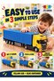 Alloy Container Truck Model with Detachable Trailer | Die-Cast Metal Vehicle with Sound - 5