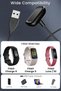 شاحن لساعة Fitbit Charge 6/5/Luxe الذكية، كابل شحن بديل بطول 3.3 قدم لساعة Fitbit. - 2