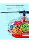 Transparent Gear Helicopter Toy for Kids | Light-Up Motorized Toy Vehicle with Rotating - 5