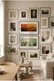 2 Pieces of Pvc Framed Black Wooden Frame Modern Sunset and Nature Reflections Horizontal Wooden Painting - Home, Business, and Office Decoration Painting