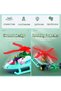 Light Up Transparent Airplane & Helicopter Toy - Moving Gears, Music & LED Effects | Fun - 4