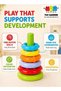 Rock'N Stack Rings Toy for Babies – Colorful Educational Ring Stacker for Toddlers - 3
