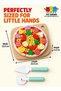 Wooden Pizza Toy Set 25 Pcs Cutting Toys Kitchen Pretend Play Accessories Pizza Playset - 4
