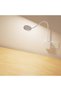 PRINCEWAY Plug In LED Wall Mounted Reading Light, Flexible Dimmable White Wall Sconce Light with