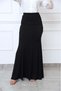 Black Stretch Skirt - 8