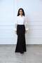 Blouse with Lace Trim - 4