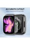 3 Pack PC Case Screen Protector for Apple Watch Series 11/10 46MM - 4