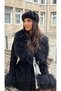 Black French Felt Painter Beret Hat