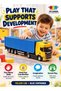 Alloy Container Truck Model with Detachable Trailer | Die-Cast Metal Vehicle with Sound - 3