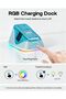 ماوس ألعاب لاسلكي NEX Lite مع شاشات ومنصة شحن RGB - 6