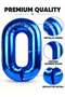 40 Inch Blue Number 0 Foil Balloon for Birthday Party Decorations, Anniversary - 5