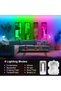 kunshao RGB LED Strip Lights 9.8FT 90 LEDs, Battery Powered with Remote Control, 8 Modes Dimmable - 5