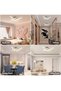 RATSAW LED Ceiling Light 3 Color Chandelier Lamp Modern Wave Design Ceiling Light with 4 Wave Light - 4