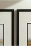 2 Pieces of Black Wooden Framed Autumn Valley and Trees Themed Horizontal Wooden Painting with Pvc Mats - Home, Business, and Office Decoration Painting - 6