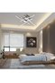 RATSAW LED Ceiling Light 3 Color Chandelier Lamp Modern Wave Design Ceiling Light with 4 Wave Light