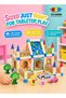 DIY Doll House, Dreamhouse Set, Wooden Dollhouse Building Set 3D Villa Model with - 4