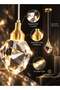 LOOPITYS Modern crystal chandelier, LED crystal chandelier (three color temperature 3000K-6000K - 4