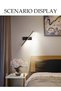 DUNISO Warm Light Led Wall Lamp,Mirror Light,Tv Background Wall, Nordic Creative Wall Lamp Living - 4