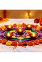 TOP ONE Decorative LED Diyas Pack of 6 – Red, Battery Operated with Water Sensor - 5