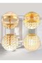 LOOPITYS Golden modern crystal chandelier (diameter 20CM/7.87 inches with E27 bulbs with color - 5