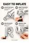 Giant Silver Letter R Balloon Foil Helium Big Single Mylar Balloon Birthday Party - 4