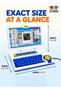 Laptop toy, Kids Special Entertainment and Teaching Fun English Spelling Test Notebook - 5