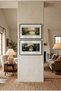 2 Pieces of Black Wooden Framed Modern Horizontal Wooden Painting with Pvc Panels in Golden Yellow and Coffee Tones - Home, Business, and Office Decoration Painting - 4
