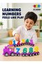 Magnetic Small Train Number Set – 21-Piece Educational Toy for Kids, Colorful Magnetic