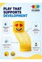 Iconic Yellow Emoji Spring Toy – Stress Relief and Relaxation Desk Toy for Kids & Adults - 3