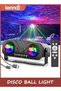 LENND Disco Ball Light,Party Disco Strobe Ocean Star Projector Dj Dance Light Sound Activated with