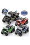 1/24 Scale Simulation Luxury Six-Wheel Metal Pickup Toy Truck Die-Cast Alloy Car with - 3