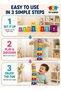 9-Piece Rainbow Stacking Cups Toy Set for Babies and Toddlers, Educational Developmental - 5